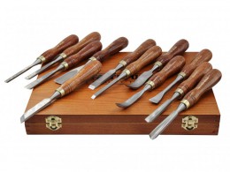 Faithfull Wood Carving Chisels Set in Case, 12 Piece £57.95